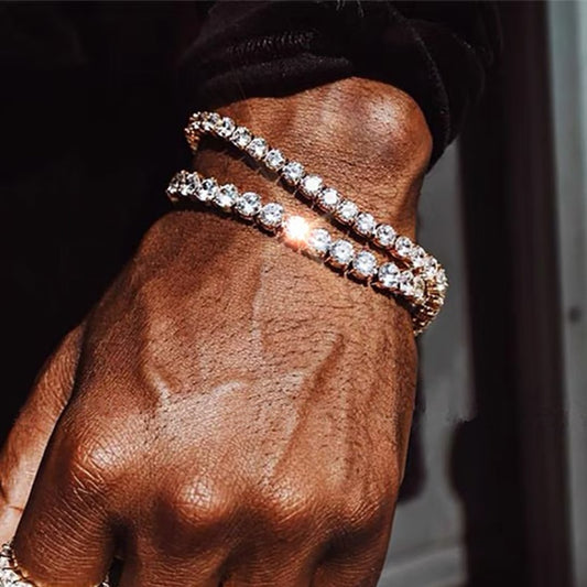 Iced Out Crystal Tennis Bracelet